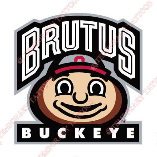 Ohio State Buckeyes Customize Temporary Tattoos Stickers NO.5760
